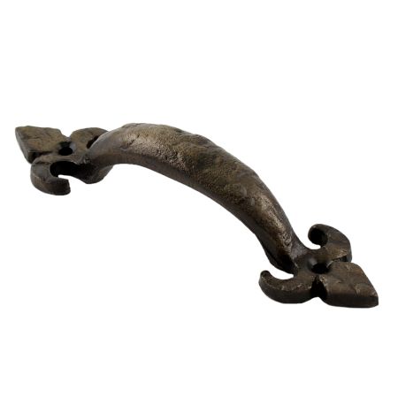 Antique Fleur De Lis Medium Metal Cabinet Handles